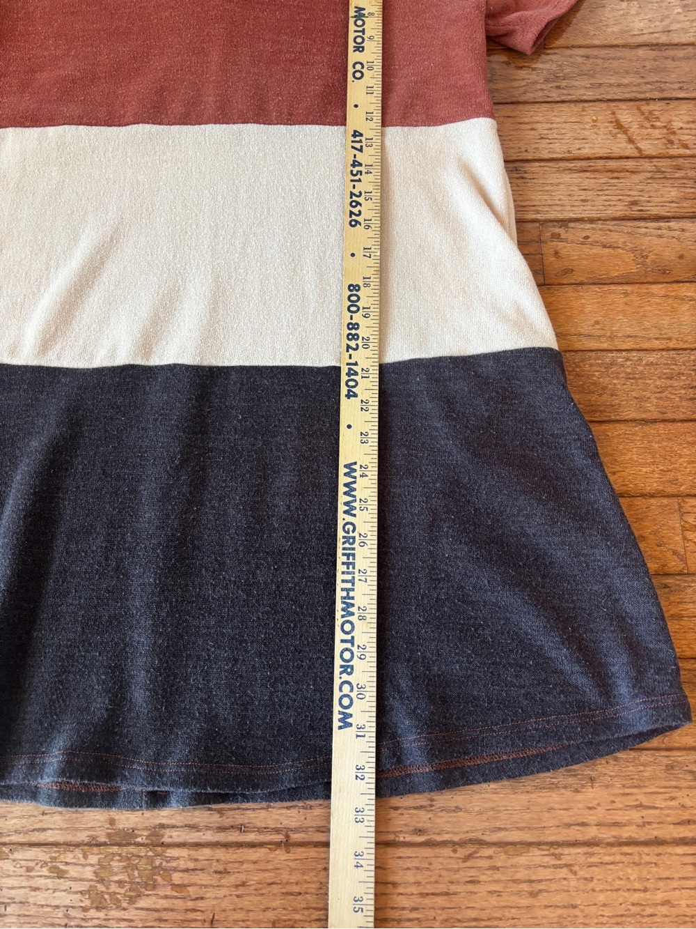 Women's Entro Colorblock V-Neck dress size large - Picture 5 of 7